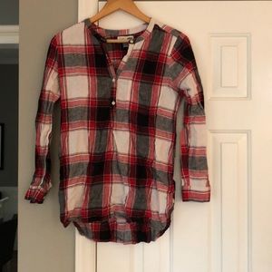Old Navy Red Black & White Tunic
